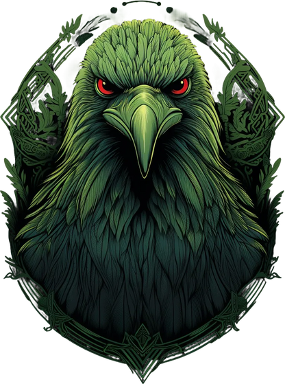 Celtic Raven - DTF Ready to Press - Heat Press Transfer