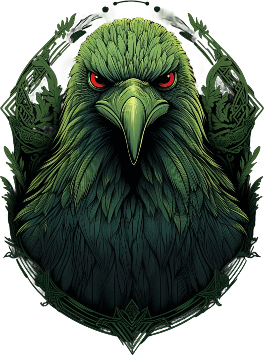 Celtic Raven - DTF Ready to Press - Heat Press Transfer