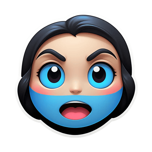 Character Face Mask - Sticker - Heat Press Transfer