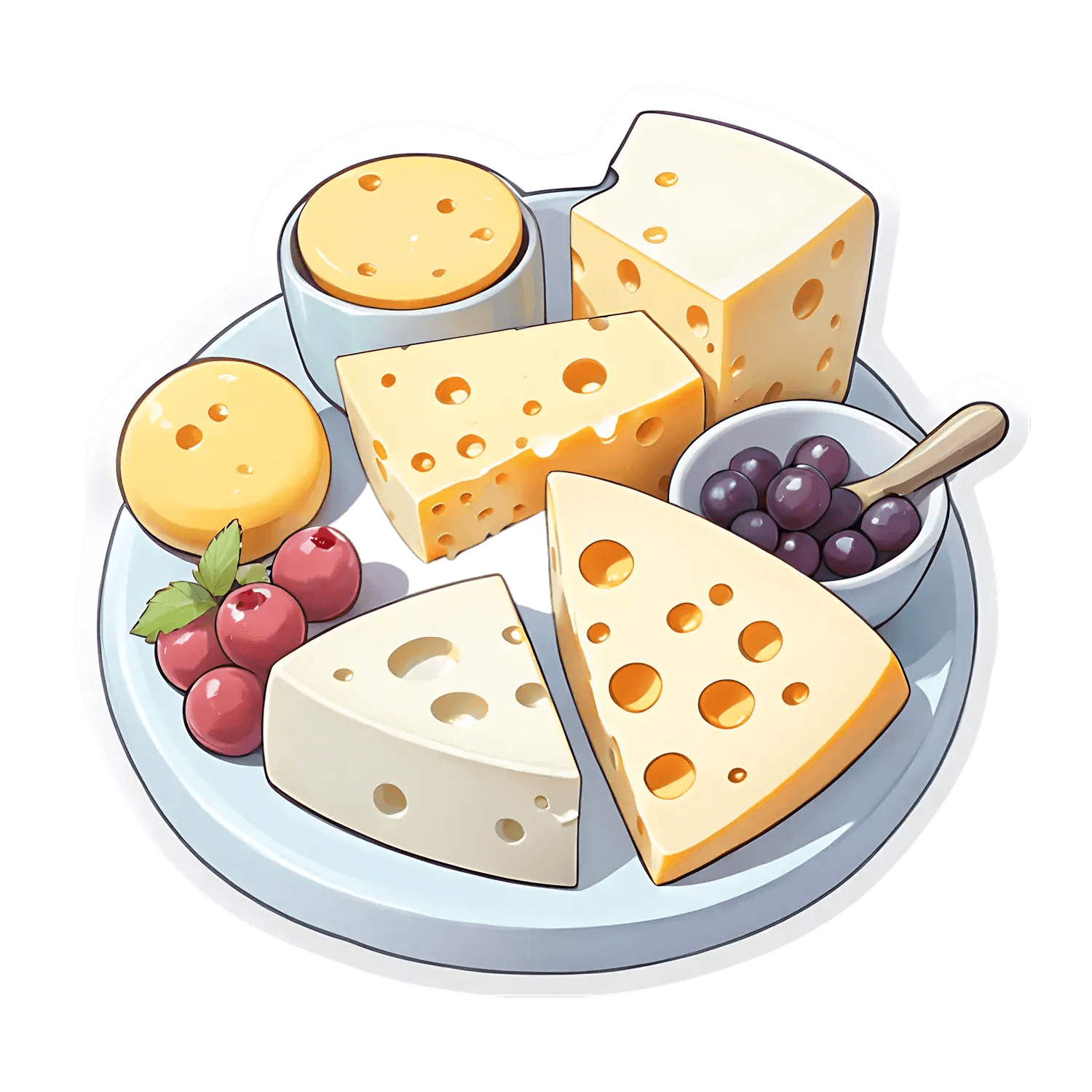 Cheese Platter Sticker - Heat Press Transfer