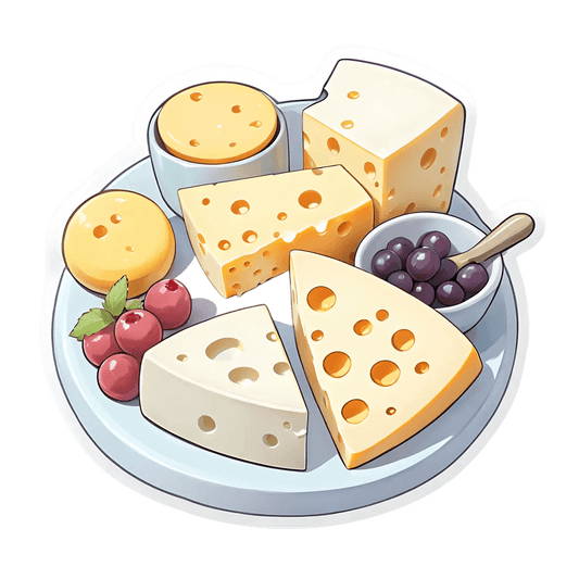 Cheese Platter Sticker - Heat Press Transfer