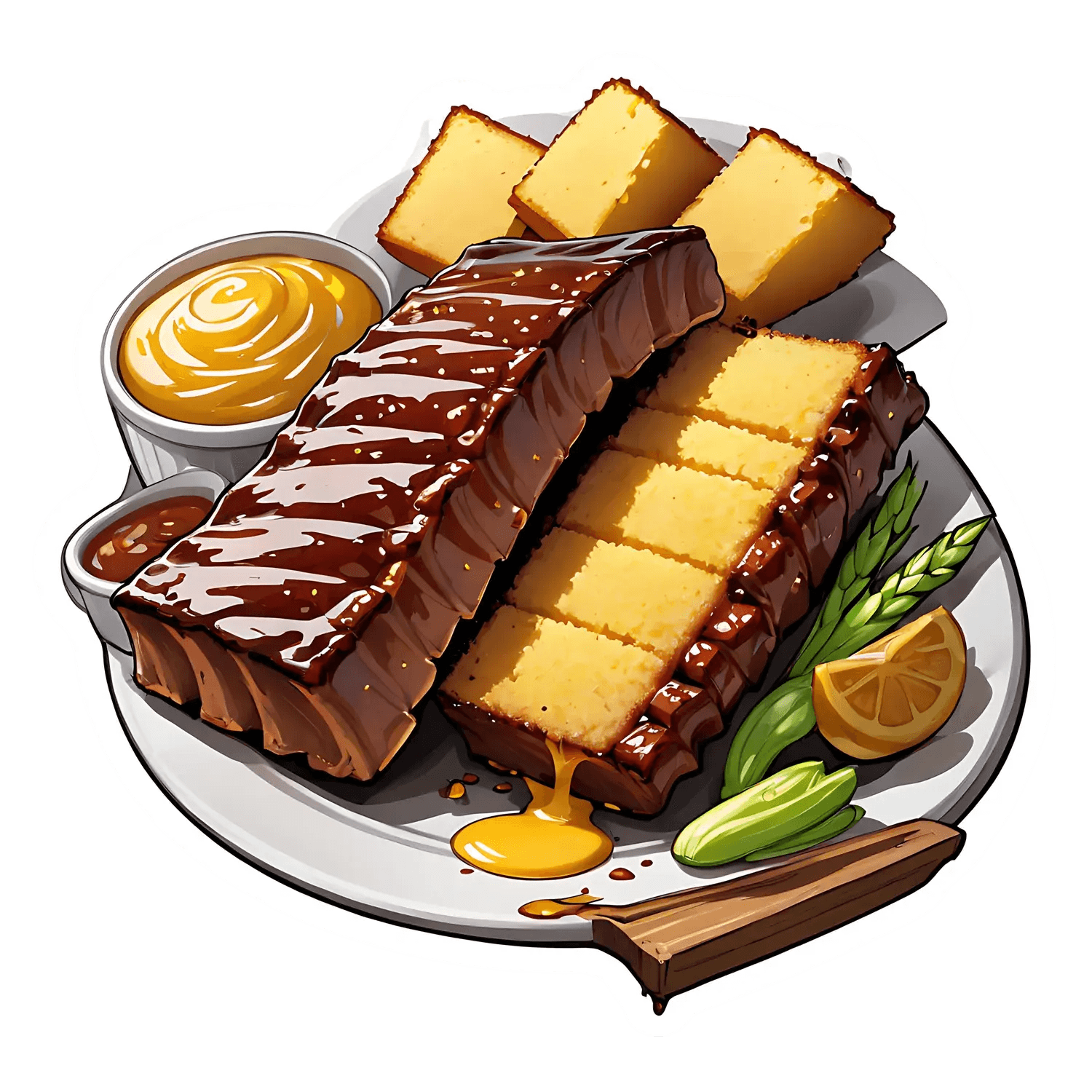 Chocolate Honey Cake - Sticker - Heat Press Transfer