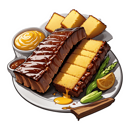 Chocolate Honey Cake - Sticker - Heat Press Transfer