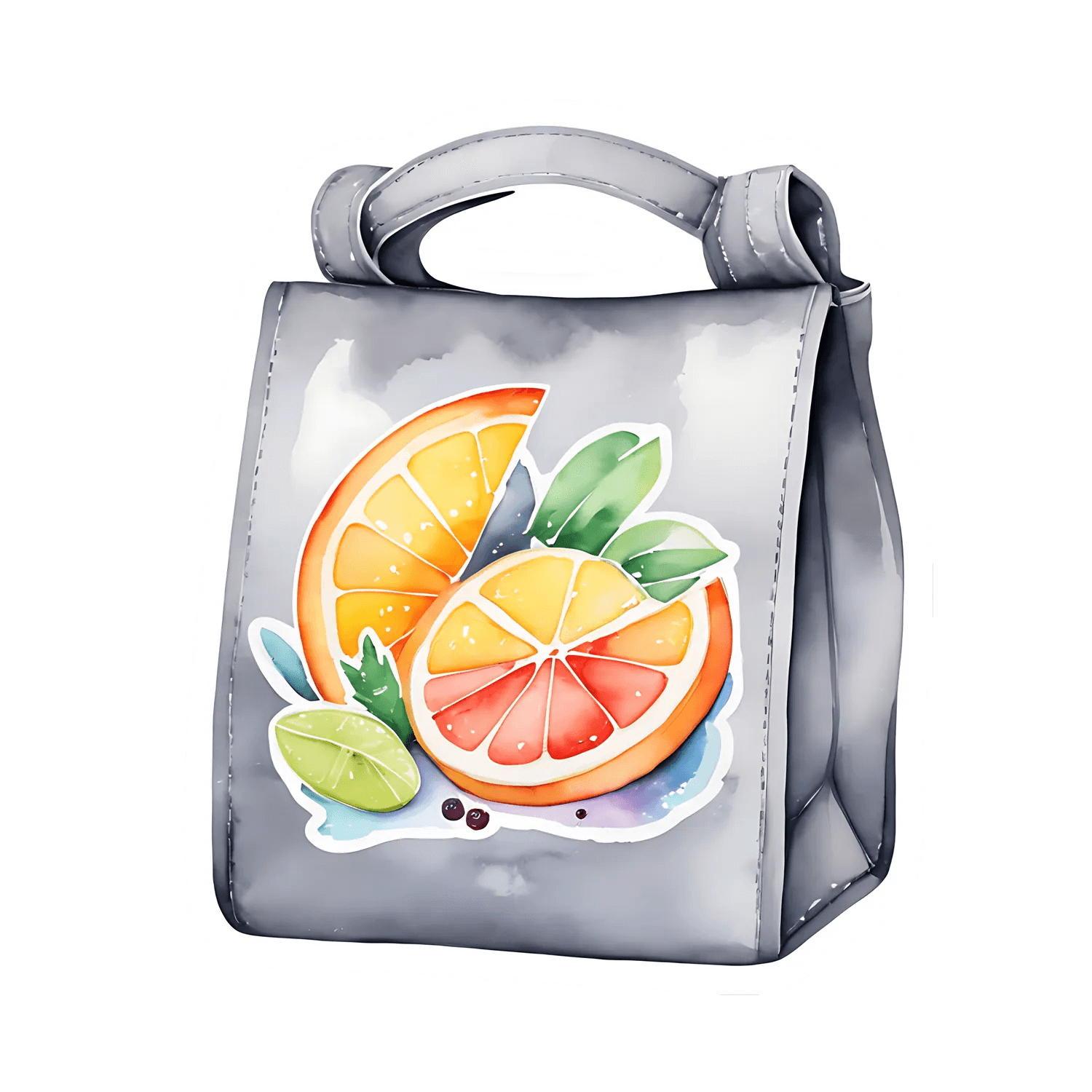 Citrus Medley Sticker - Colorful UV DTF Design - Heat Press Transfer