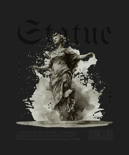 Classical Statue - DTF Ready to Press - Heat Press Transfer