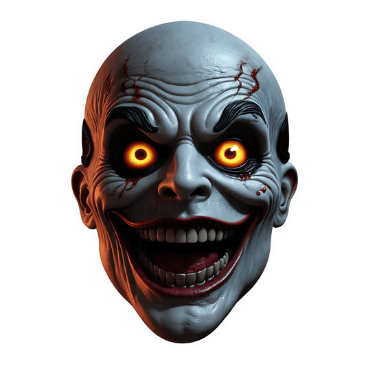 Clown Horror Sticker - Vivid UV Print - Heat Press Transfer