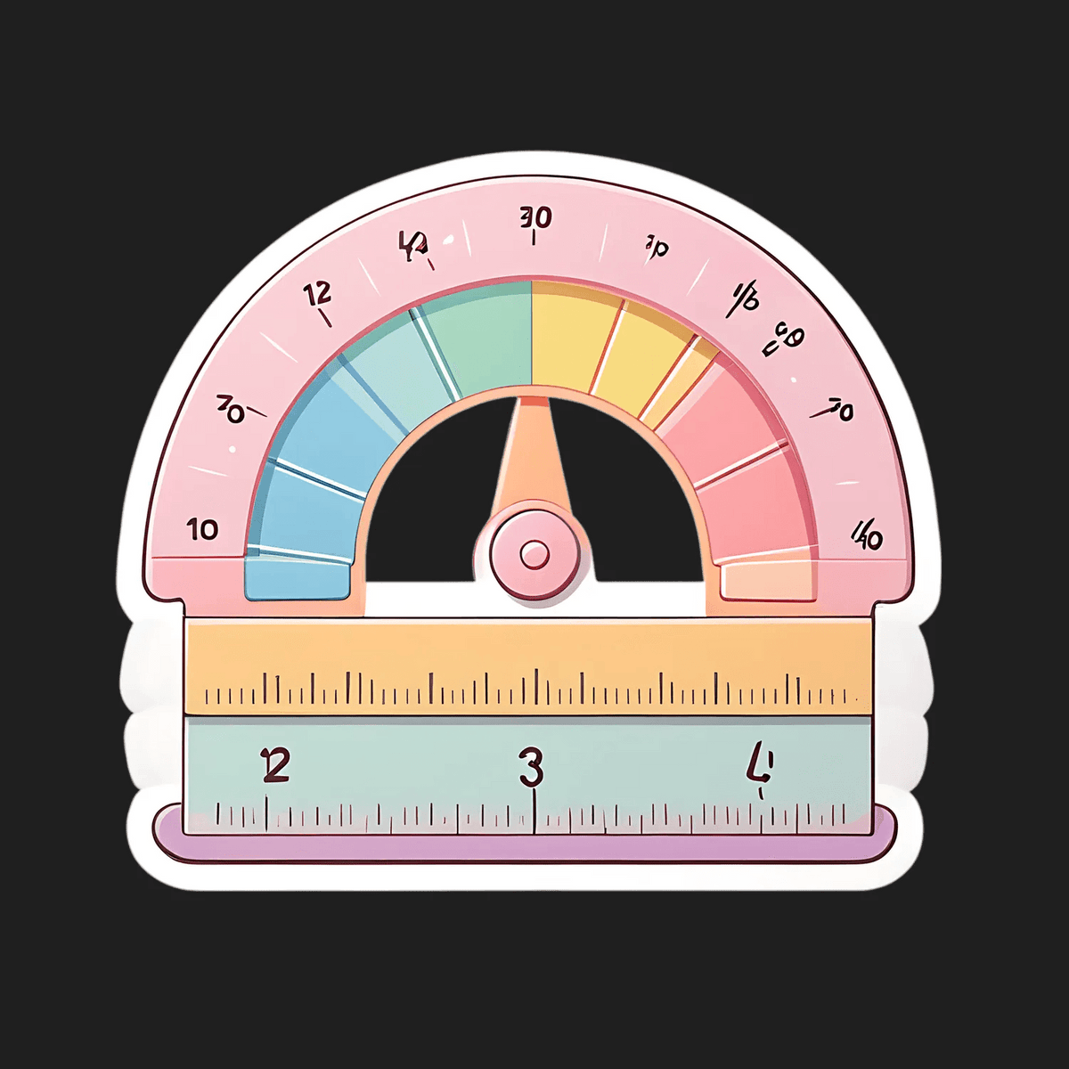 Secondometer Sticker Color Meter - Sticker – Heat Press Transfer