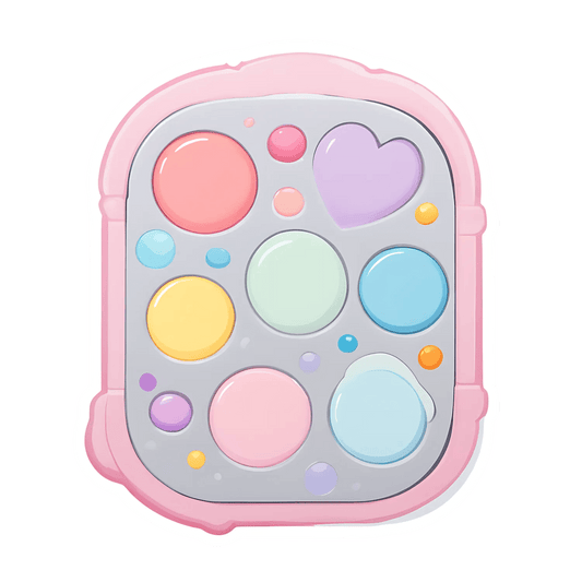 Color Palette Heart - Sticker - Heat Press Transfer