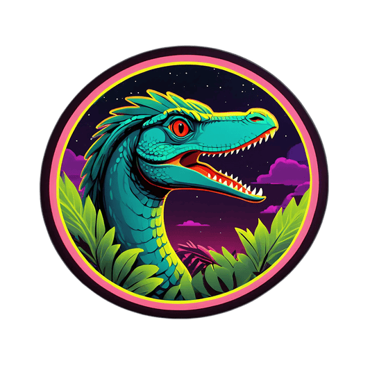Colorful Dinosaur - Sticker - Heat Press Transfer