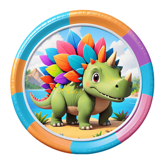 Colorful Dinosaur - Sticker - Heat Press Transfer