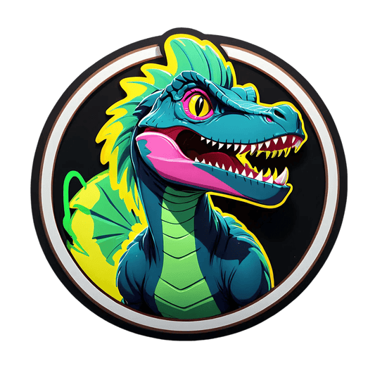 Colorful Dragon Sticker - UV DTF - Heat Press Transfer