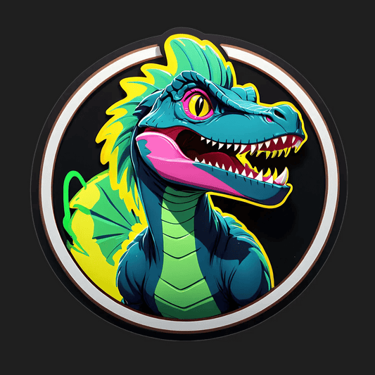 Colorful Dragon Sticker - UV DTF - Heat Press Transfer