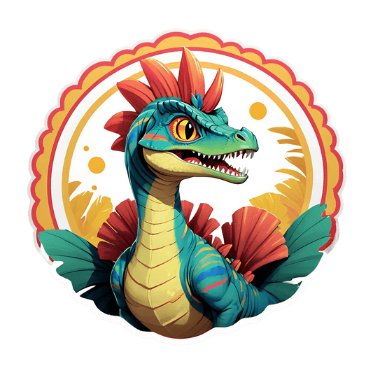 Colorful Dragon Sticker - Vibrant and Eye-Catching - Heat Press Transfer