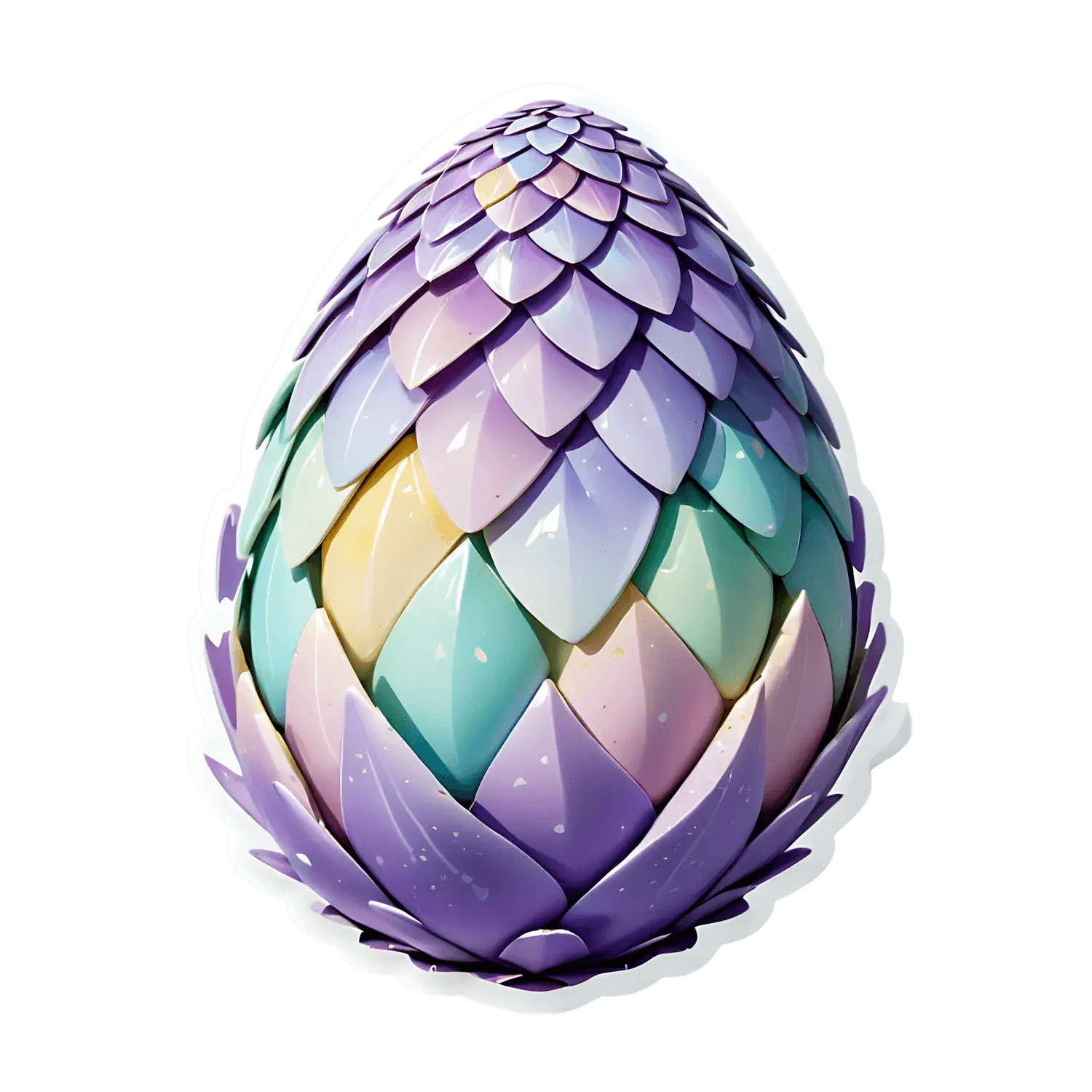 Colorful Egg - Sticker - Heat Press Transfer