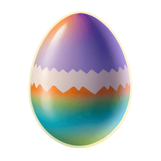 Colorful Egg - Sticker - Heat Press Transfer