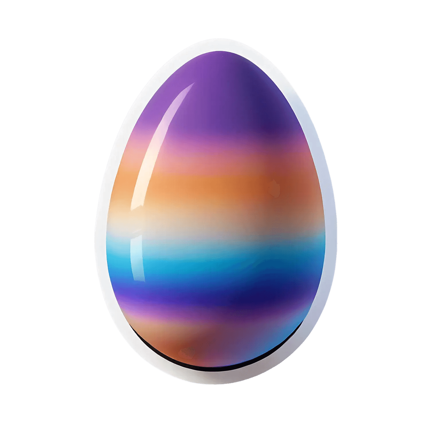 Colorful Egg Sticker - UV DTF - Heat Press Transfer