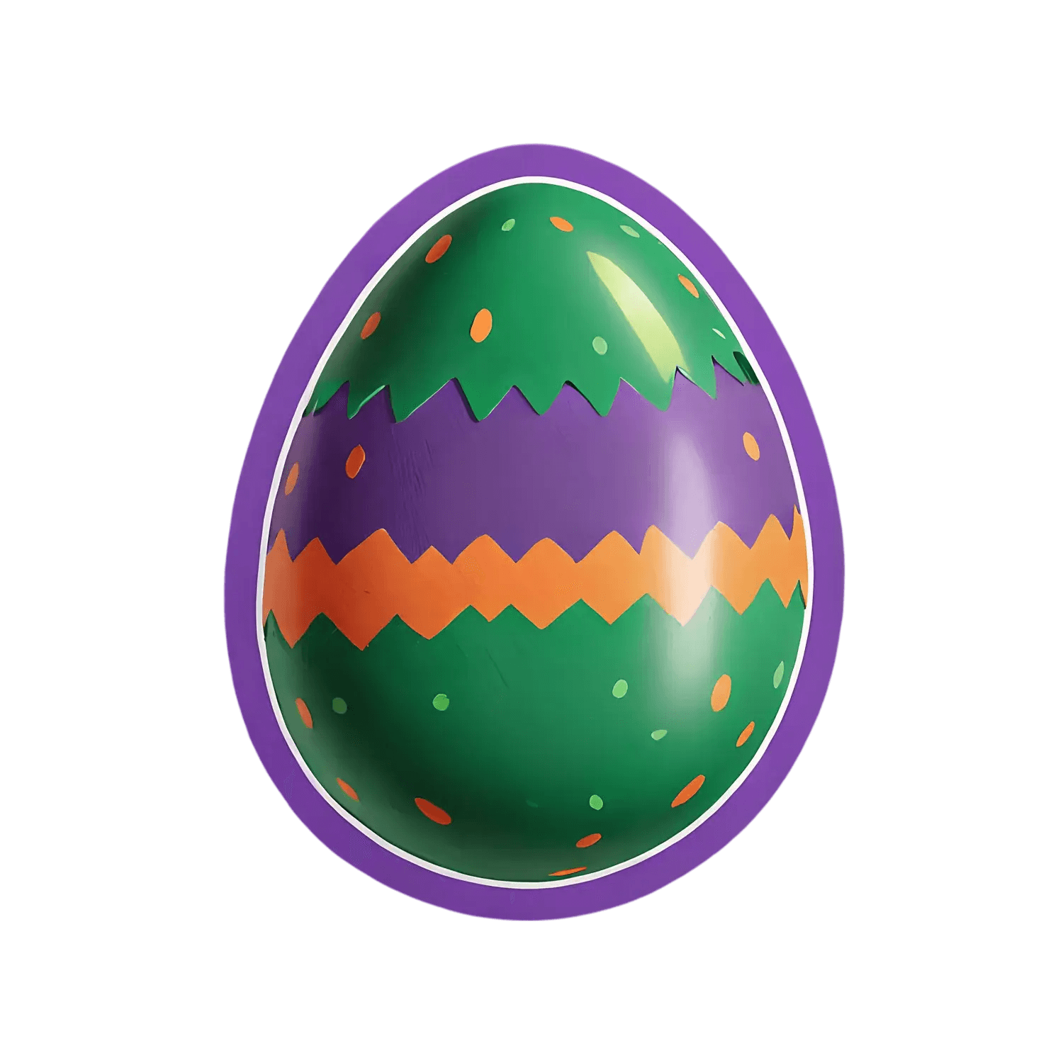 Colorful Egg Sticker - UV Decorative Decal - Heat Press Transfer