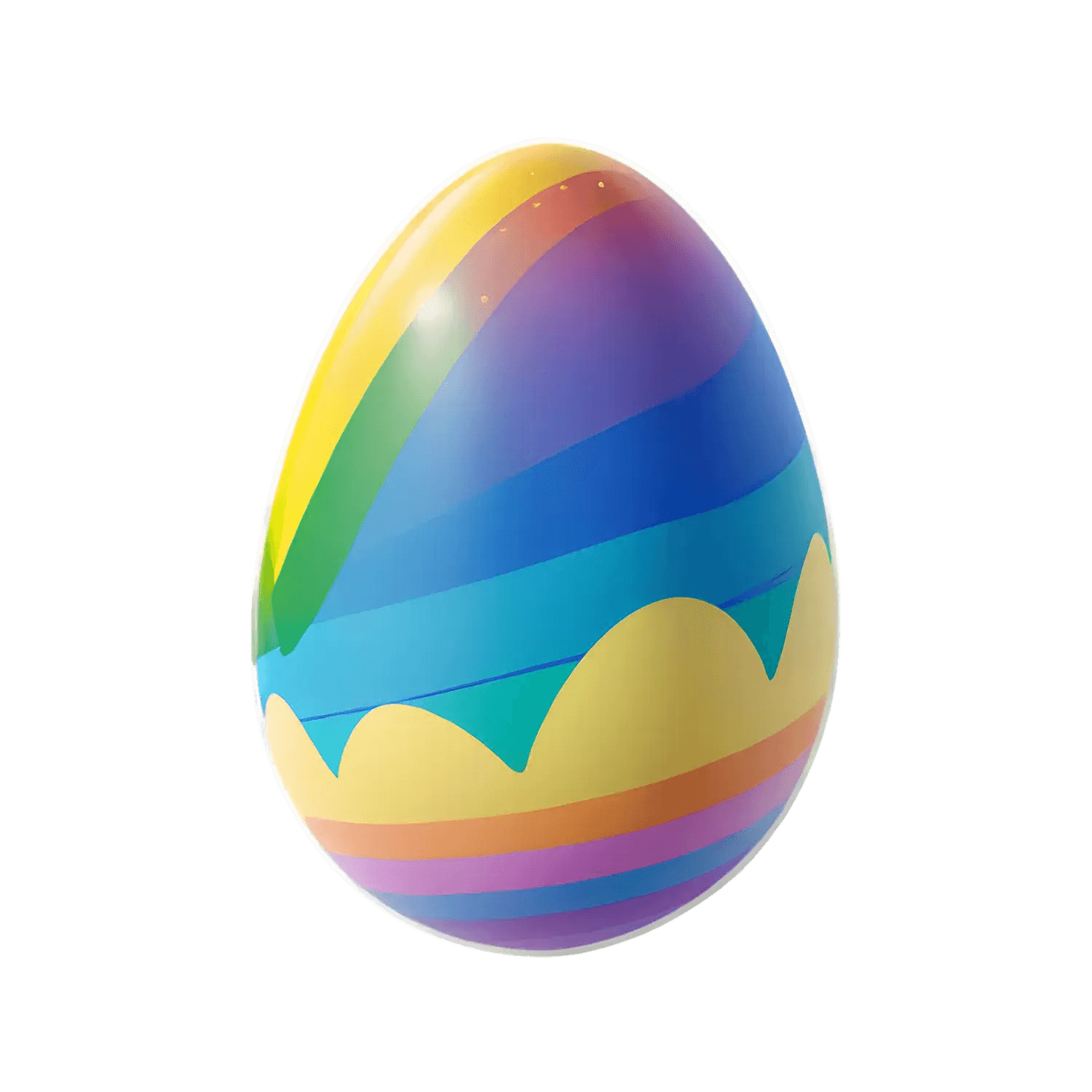 Colorful Egg - UV DTF Sticker - Heat Press Transfer