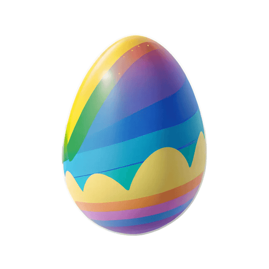 Colorful Egg - UV DTF Sticker - Heat Press Transfer