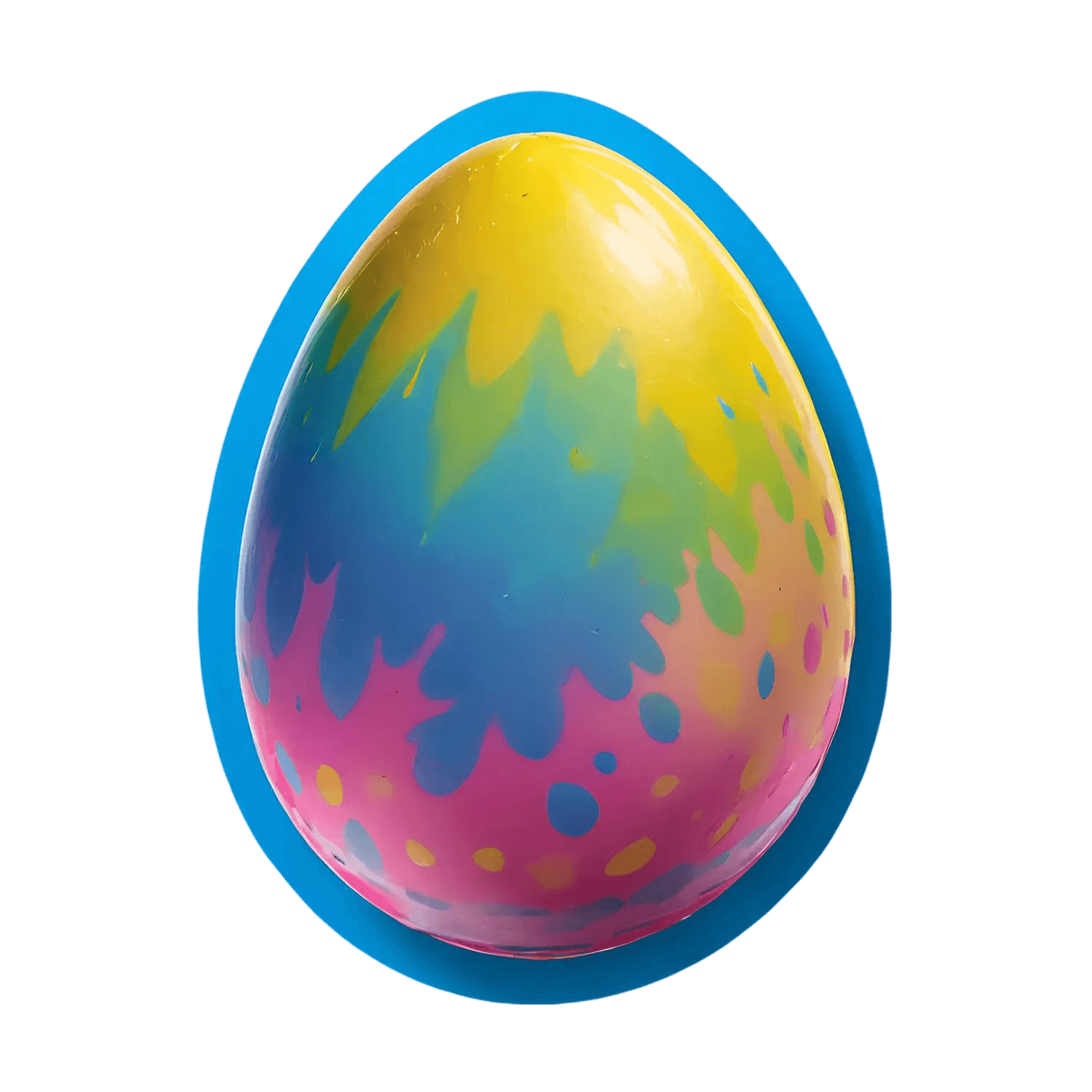 Colorful Egg - UV DTF Sticker - Heat Press Transfer