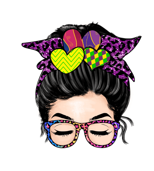 Colorful Bow Headband - DTF Ready to Press - Heat Press Transfer