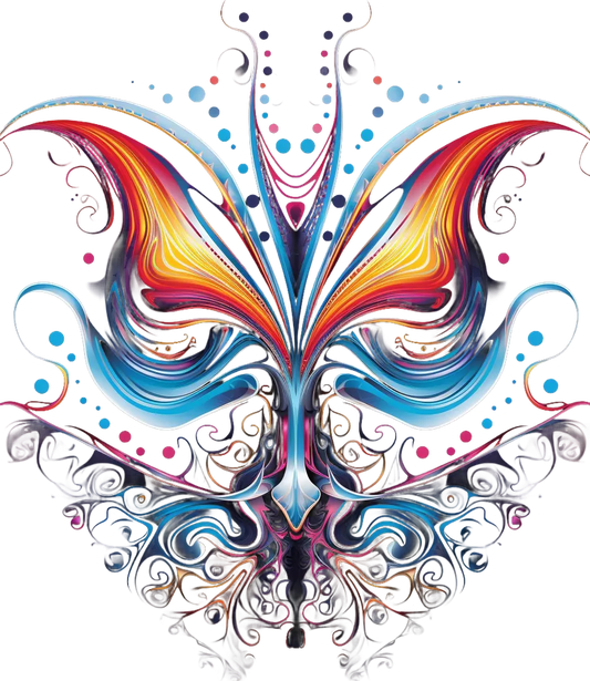 Colorful Butterfly - DTF Ready to Press - Heat Press Transfer