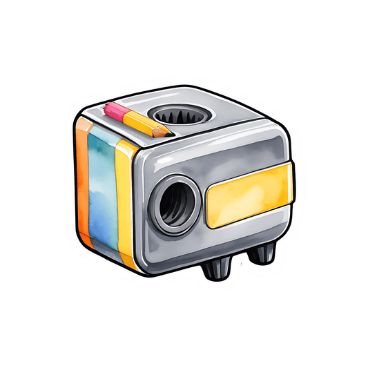Colorful Camera - Sticker - Heat Press Transfer