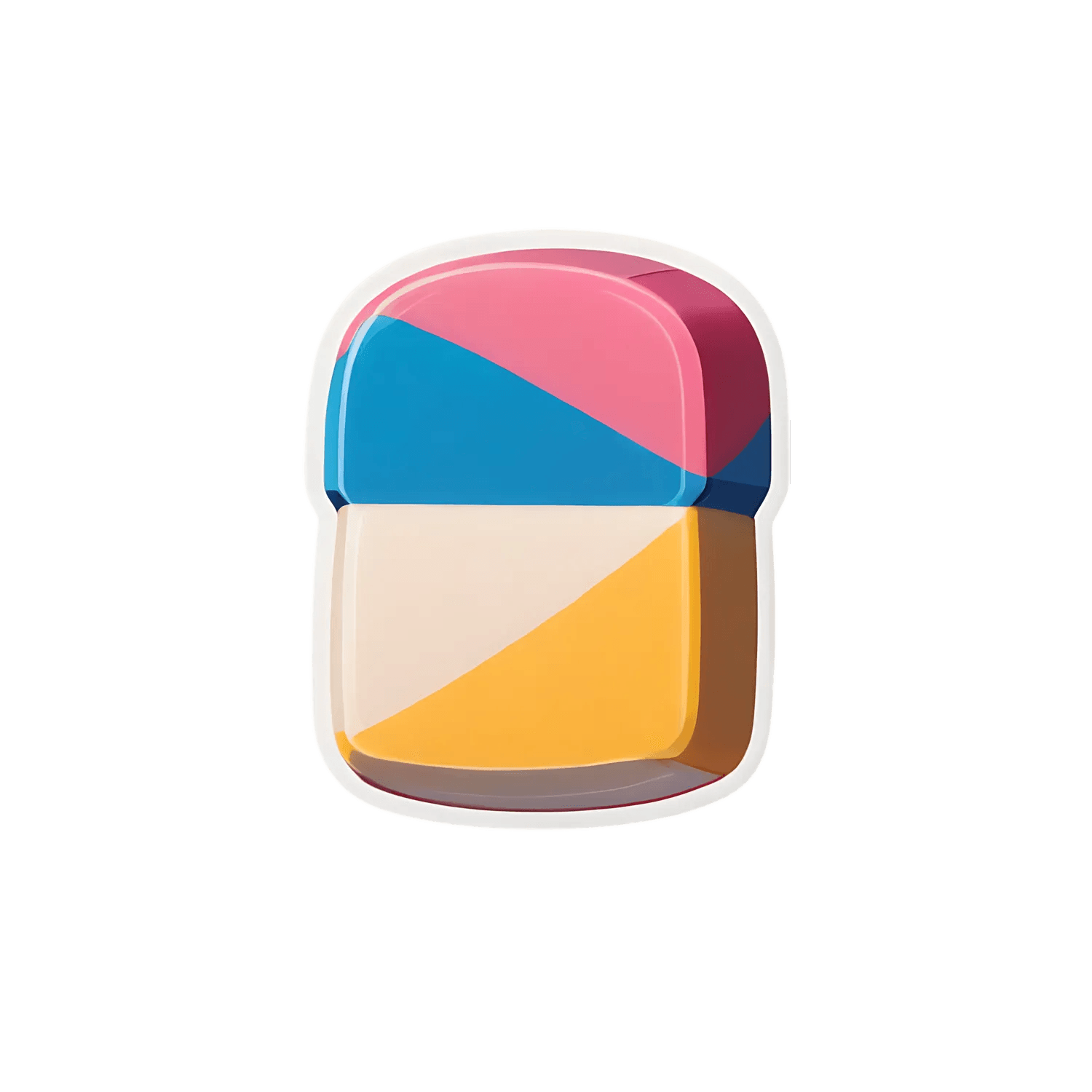 Colorful Capsule - UV DTF Sticker - Heat Press Transfer