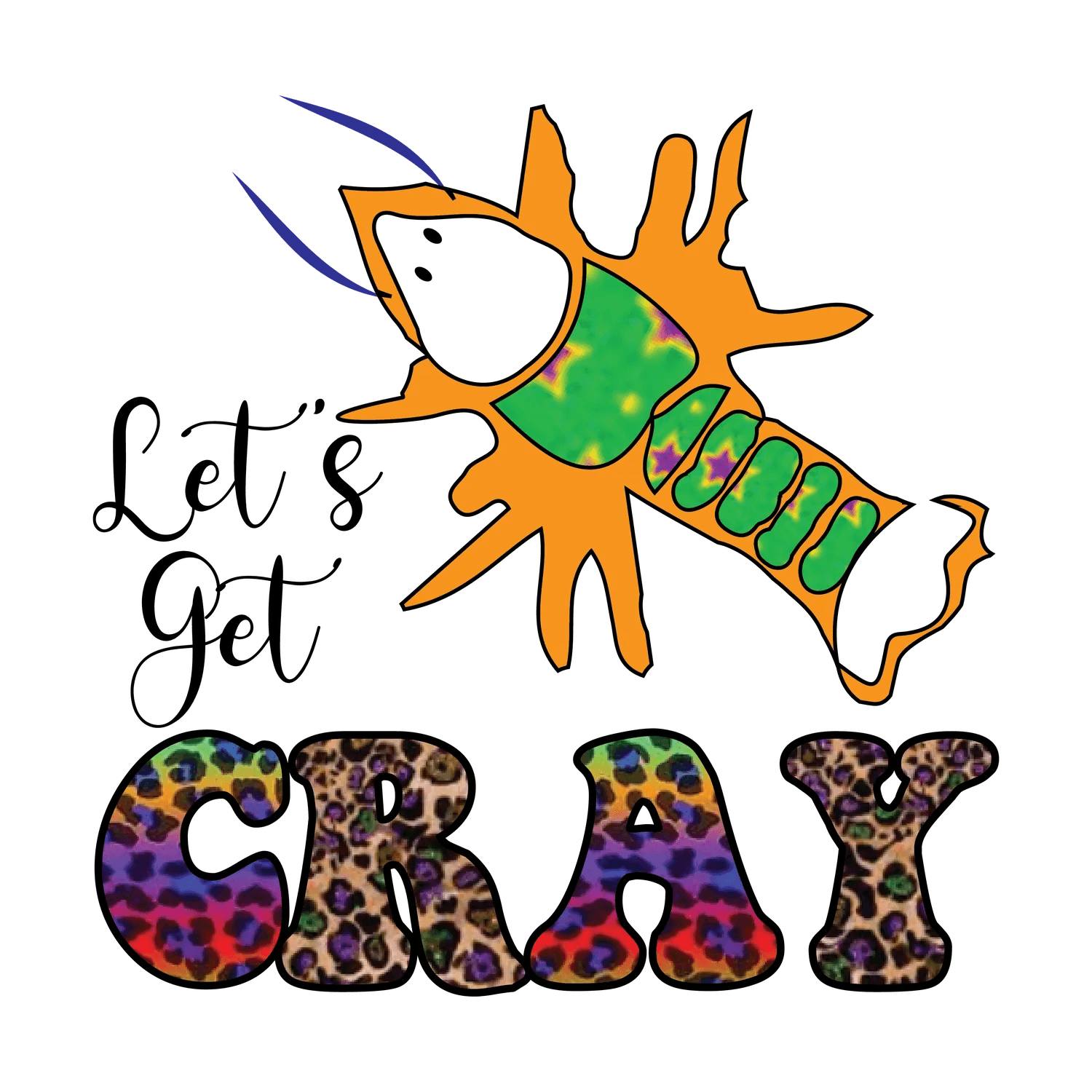 Colorful Crayon Splash - DTF Ready to Press - Heat Press Transfer