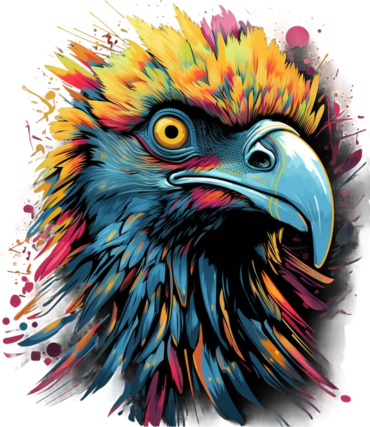 Colorful Eagle - DTF Ready to Press - Heat Press Transfer