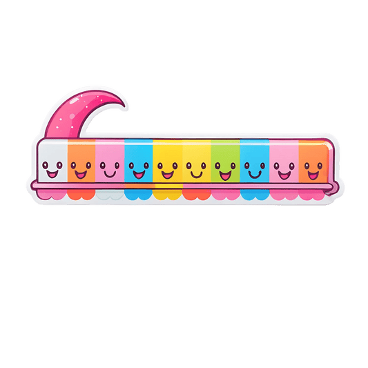 Colorful Pianos - Sticker - Heat Press Transfer