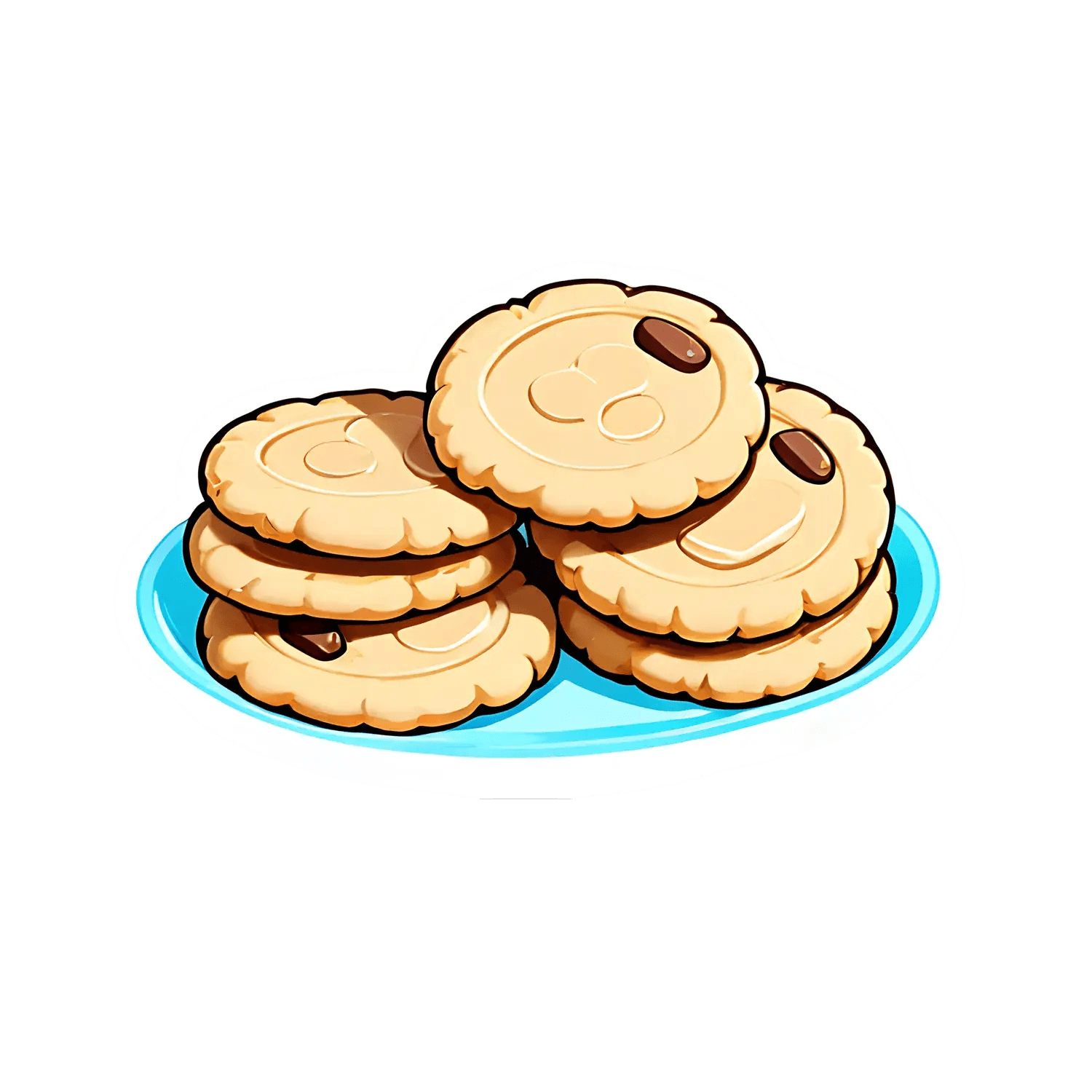 Cookie Smile - UV DTF Sticker - Heat Press Transfer