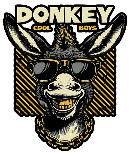 Cool Donkey Boys - DTF Ready to Press - Heat Press Transfer