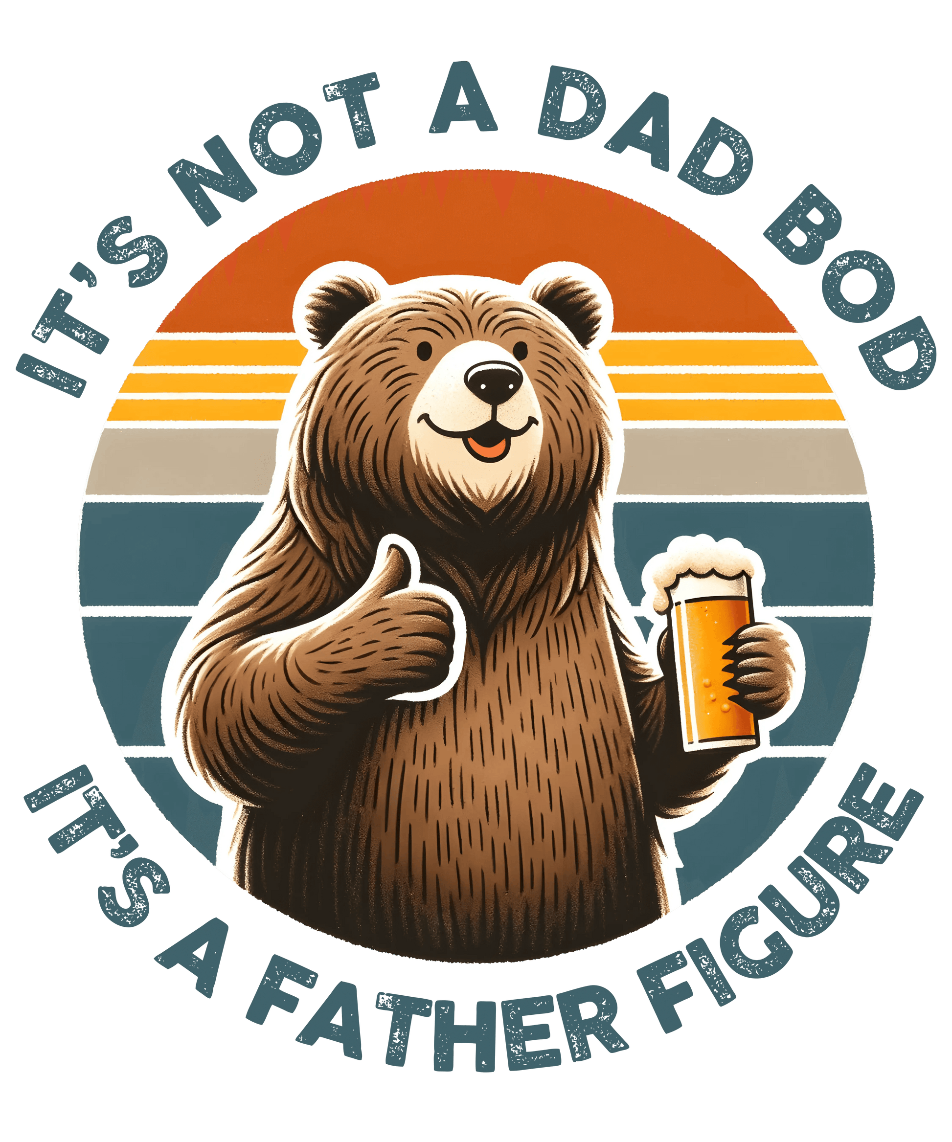 Cool Father's Day Design - DTF Ready To Press - Heat Press Transfer