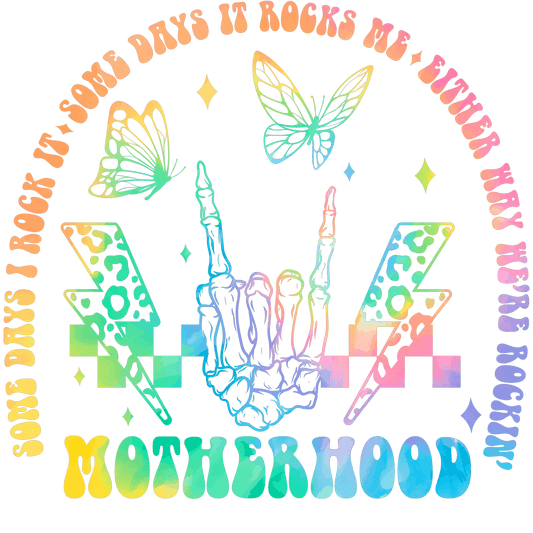 Cool Motherhood Design - DTF Ready To Press - Heat Press Transfer