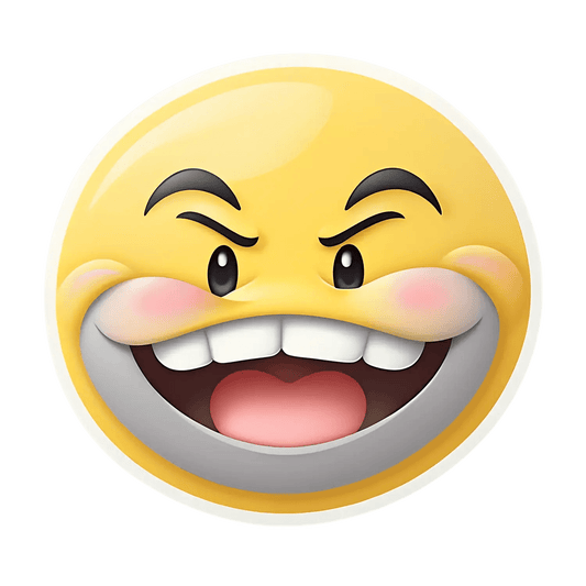 Cool Smirk Emoji - Sticker - Heat Press Transfer