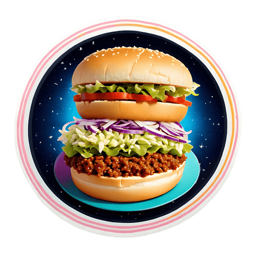 Cosmic Burger - Sticker - Heat Press Transfer