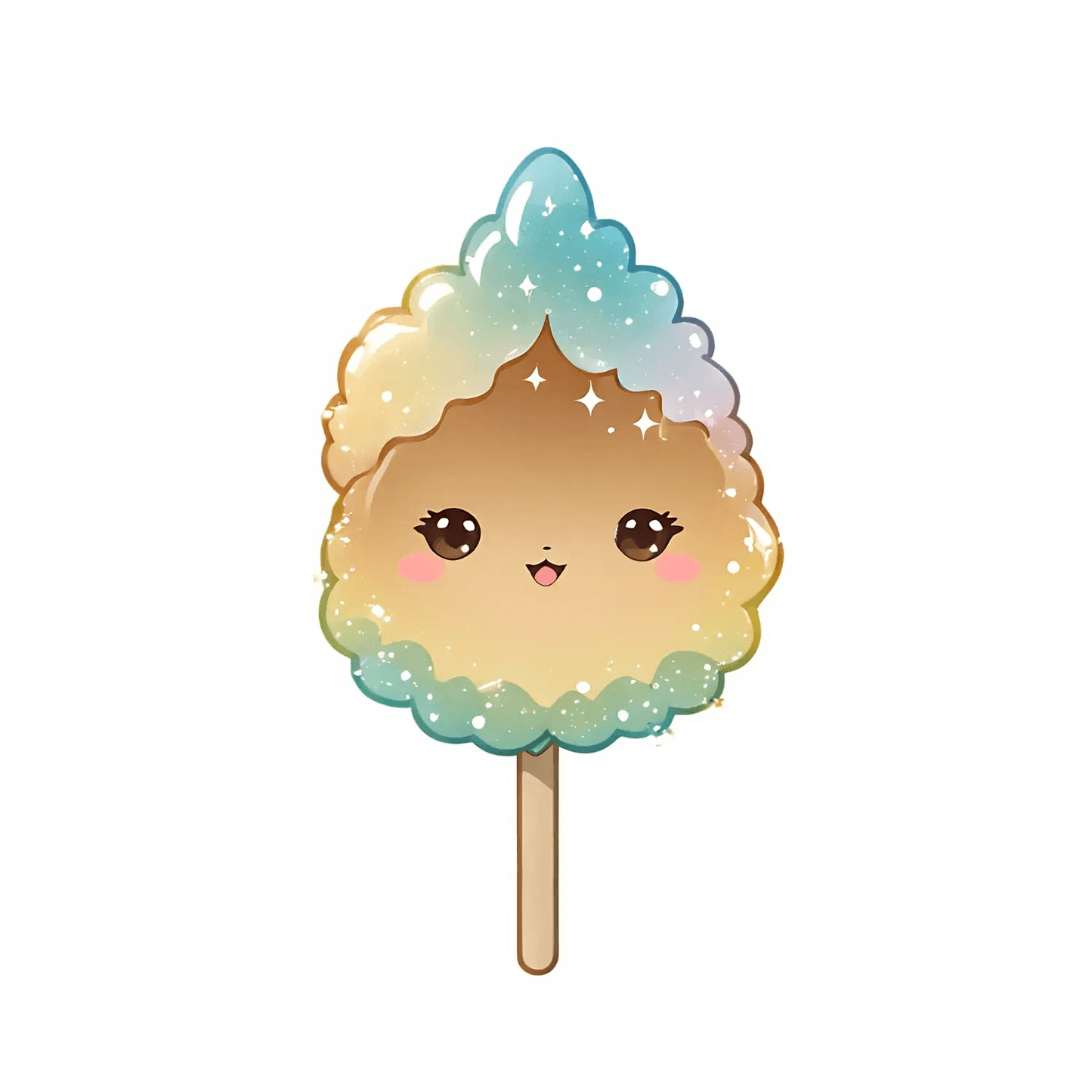 Cotton Candy Clouds Sticker - Heat Press Transfer