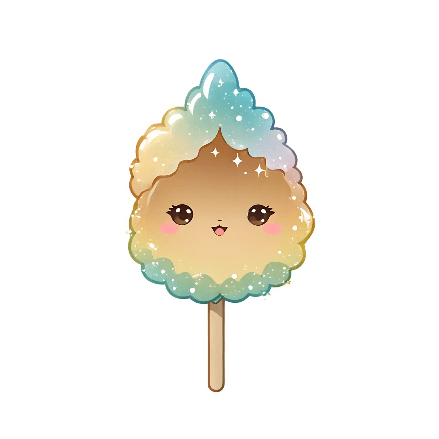 Cotton Candy Clouds Sticker - Heat Press Transfer