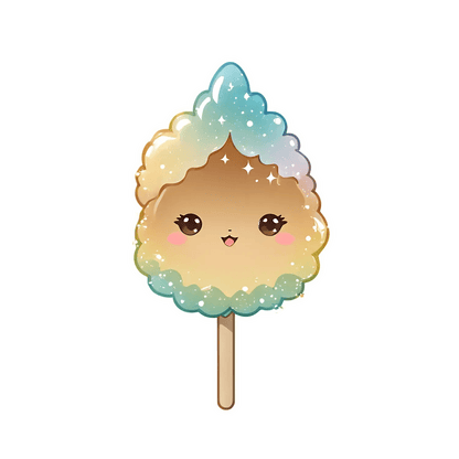 Cotton Candy Clouds Sticker - Heat Press Transfer