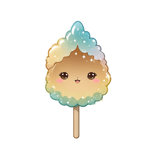 Cotton Candy Clouds Sticker - Heat Press Transfer