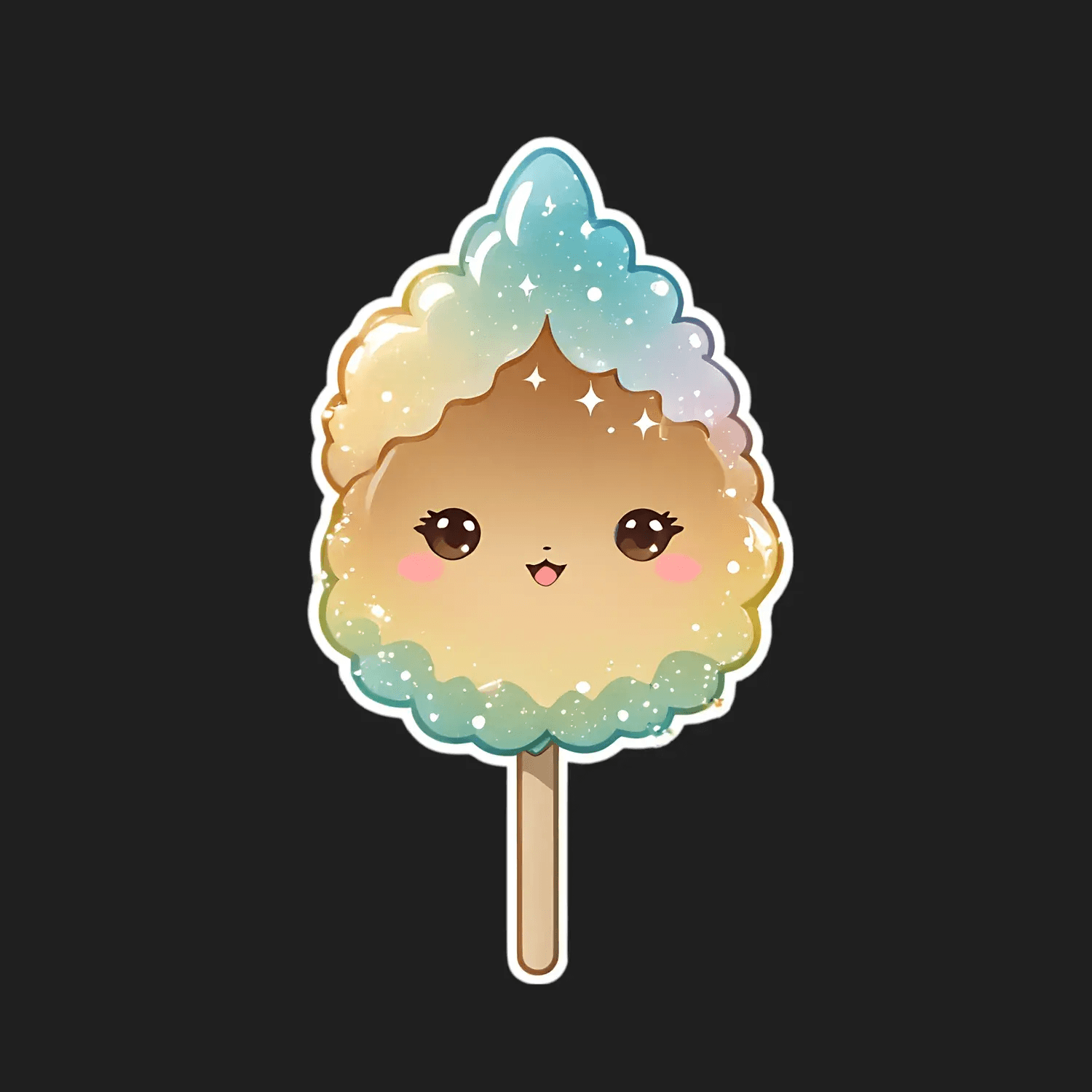 Cotton Candy Clouds Sticker - Heat Press Transfer