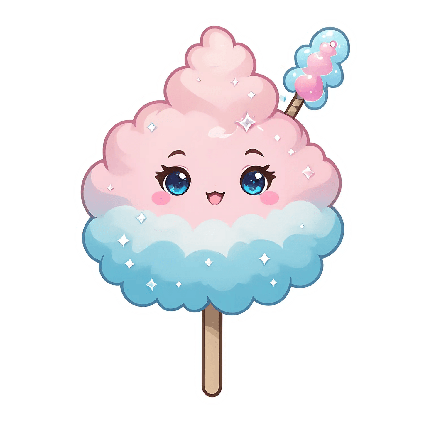 Cotton Candy Dream - Cute Sticker - Heat Press Transfer