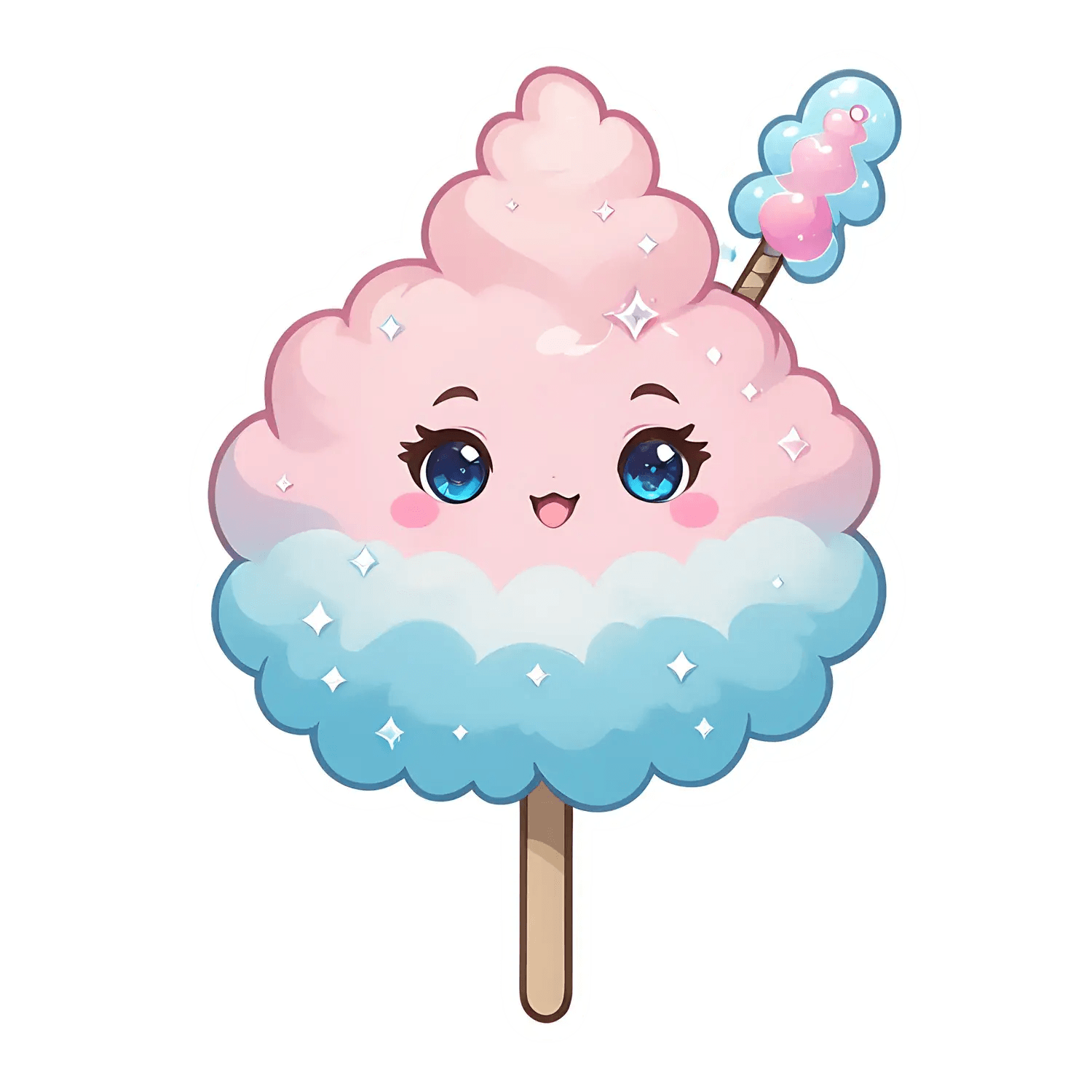 Cotton Candy Dream - Cute Sticker - Heat Press Transfer