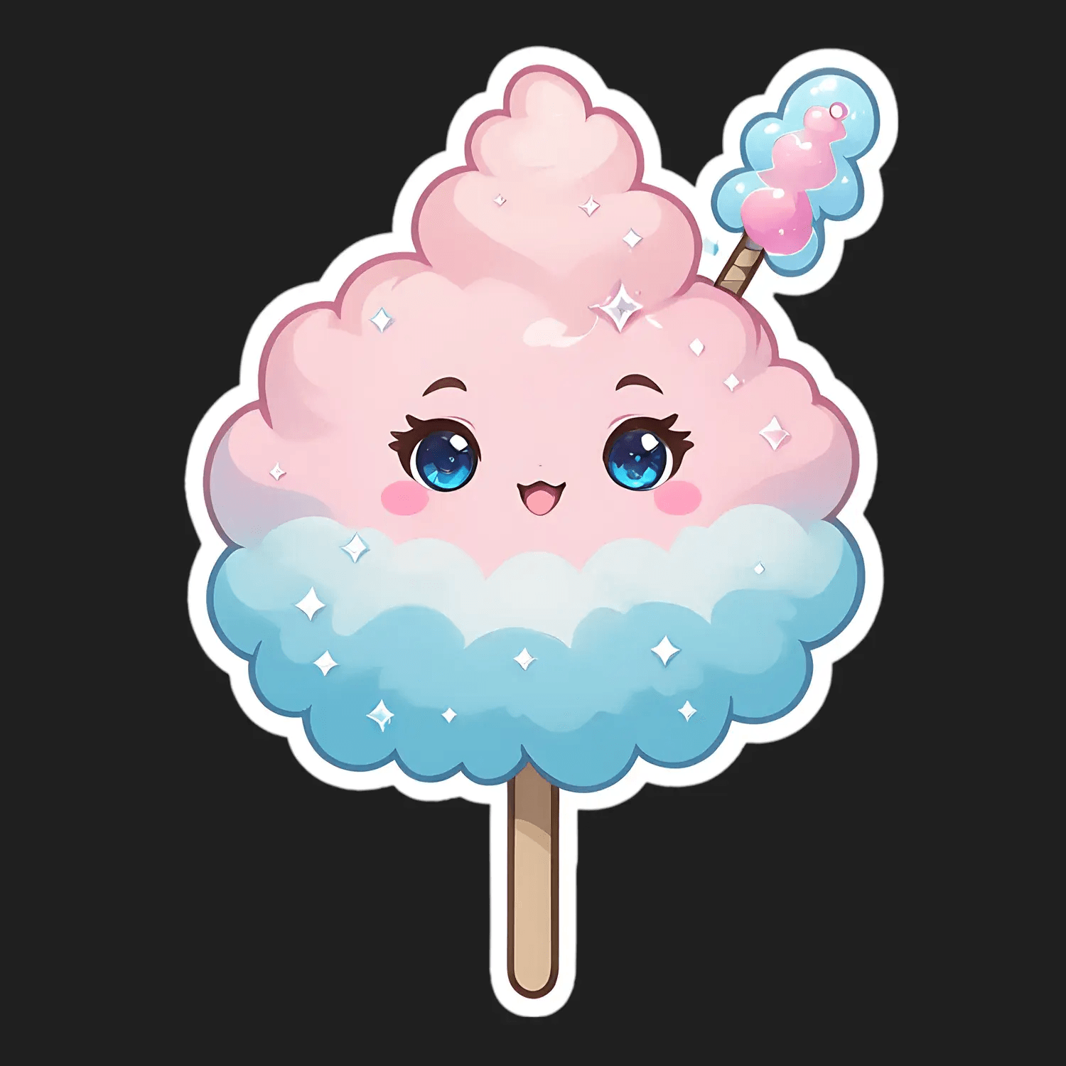 Cotton Candy Dream - Cute Sticker - Heat Press Transfer