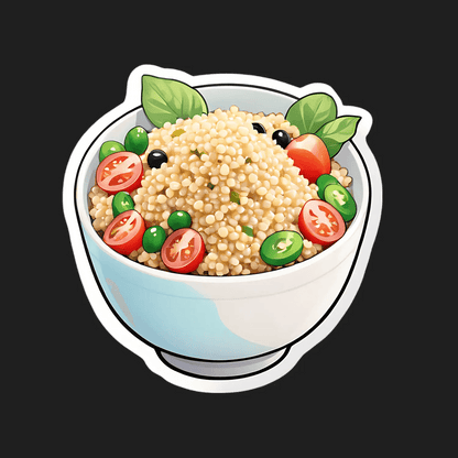 Couscous Salad Bowl - Sticker - Heat Press Transfer