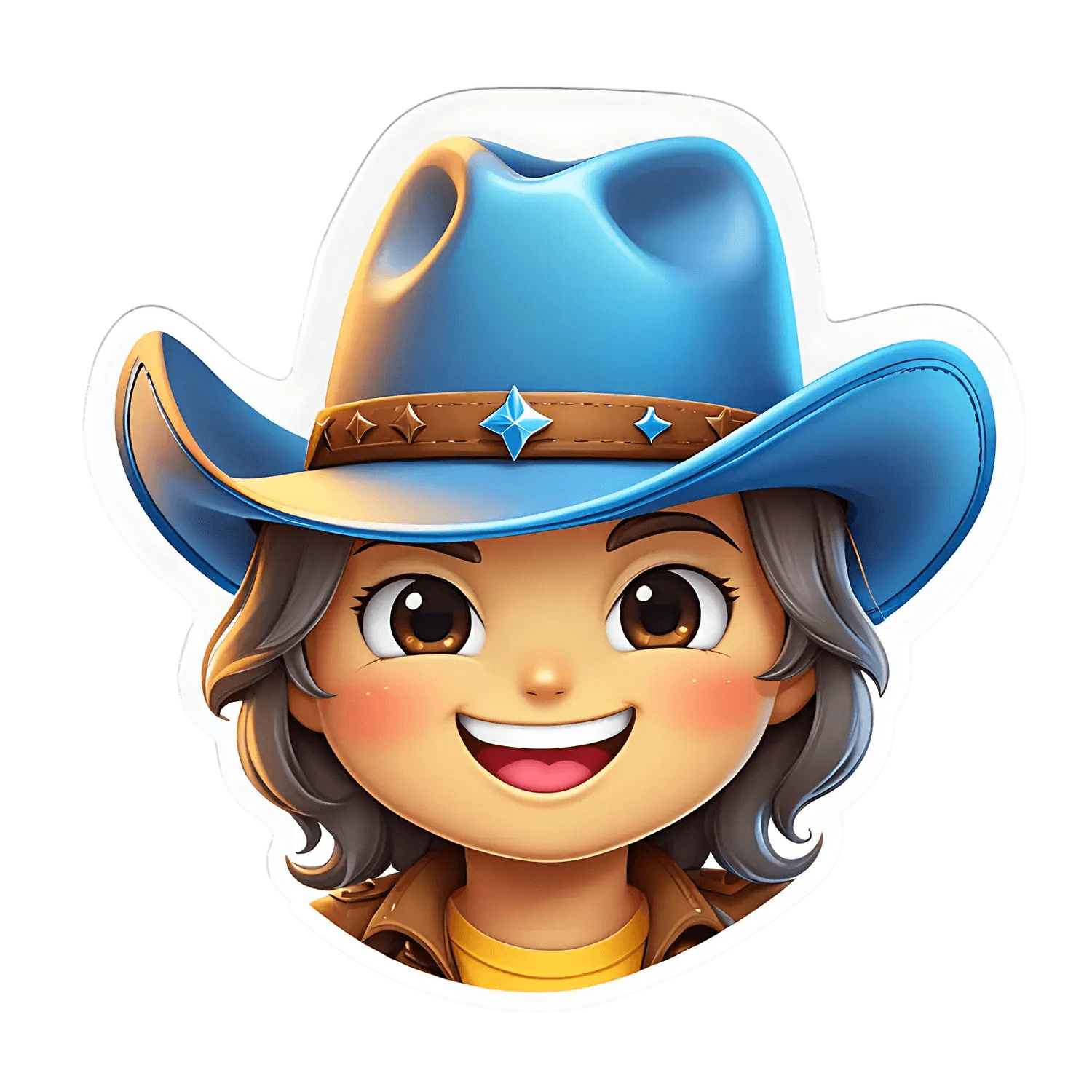 Cowgirl Charm - UV DTF Sticker - Heat Press Transfer