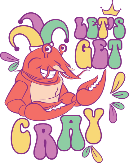 Crayfish Party - DTF Ready to Press - Heat Press Transfer