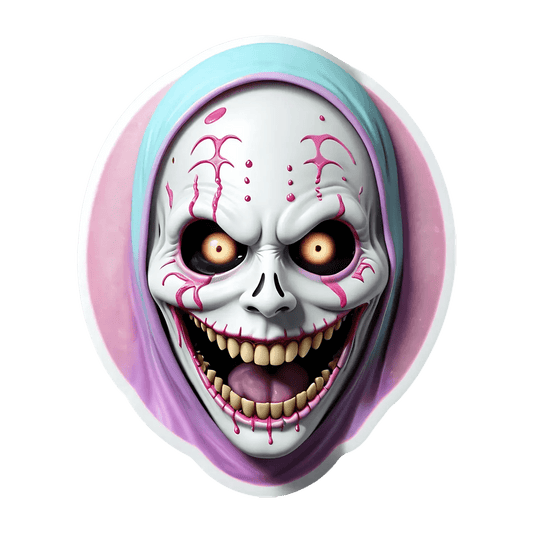 Creepy Clown - UV DTF Sticker - Heat Press Transfer