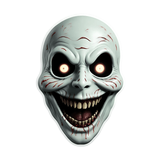 Creepy Zombie - Scary Sticker - Heat Press Transfer
